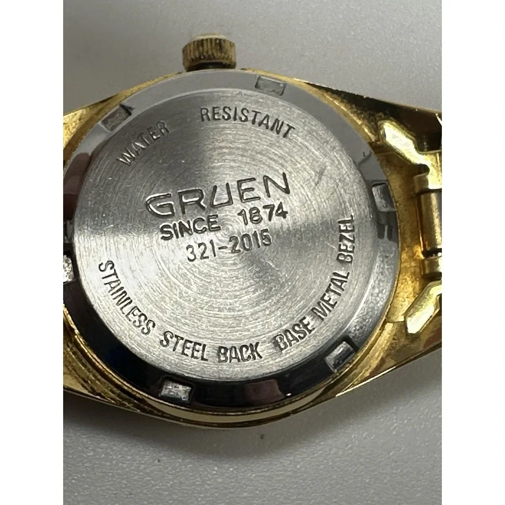 Gruen 321-2015‎ Ladies Watch New Battery 26MM 6.75